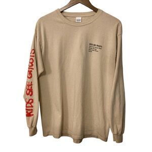 Kanye West Kid Cudi Yeezy Kids See Ghosts 2018 Tour L/S Shirt